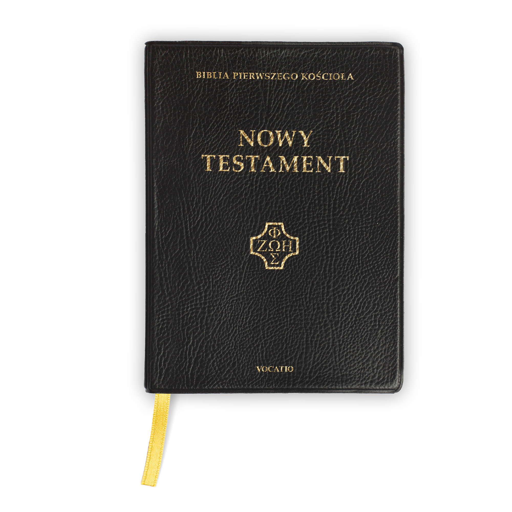 Biblia pierwszego Kościoła. Nowy Testament. Wydanie kieszonkowe. Duże litery. Czarna oprawa.