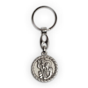Brelok z Manus Dei i św. Krzysztofem – pomysł na prezent