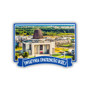 Drewniany magnes - Świątynia Opatrzności Bożej