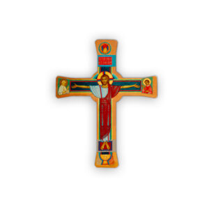 Magnes drewniany Krzyż Paschalny Chwalebny