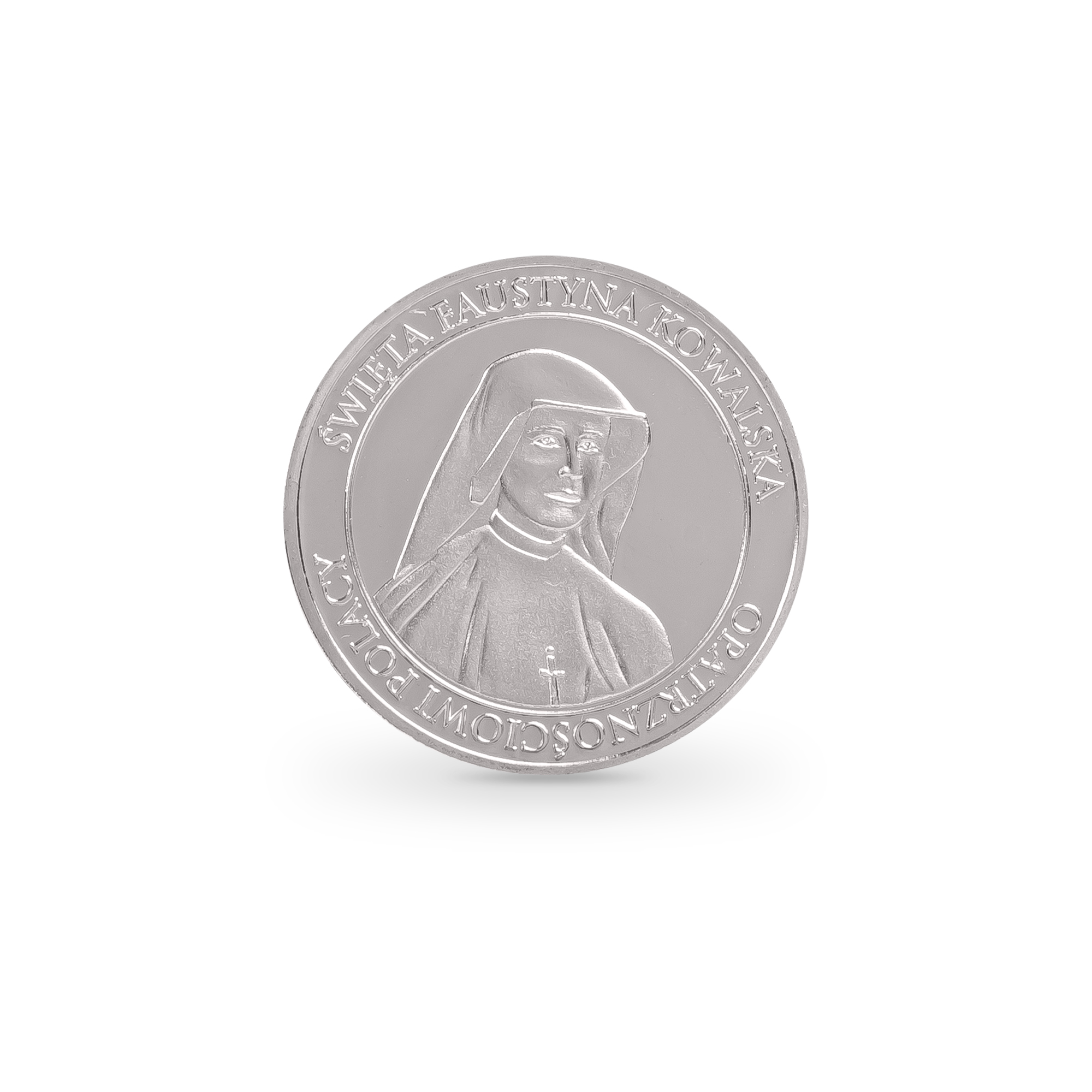 Medal srebrny z wizerunkiem św. Faustyny Kowalskiej (w okładce) - obrazek 2