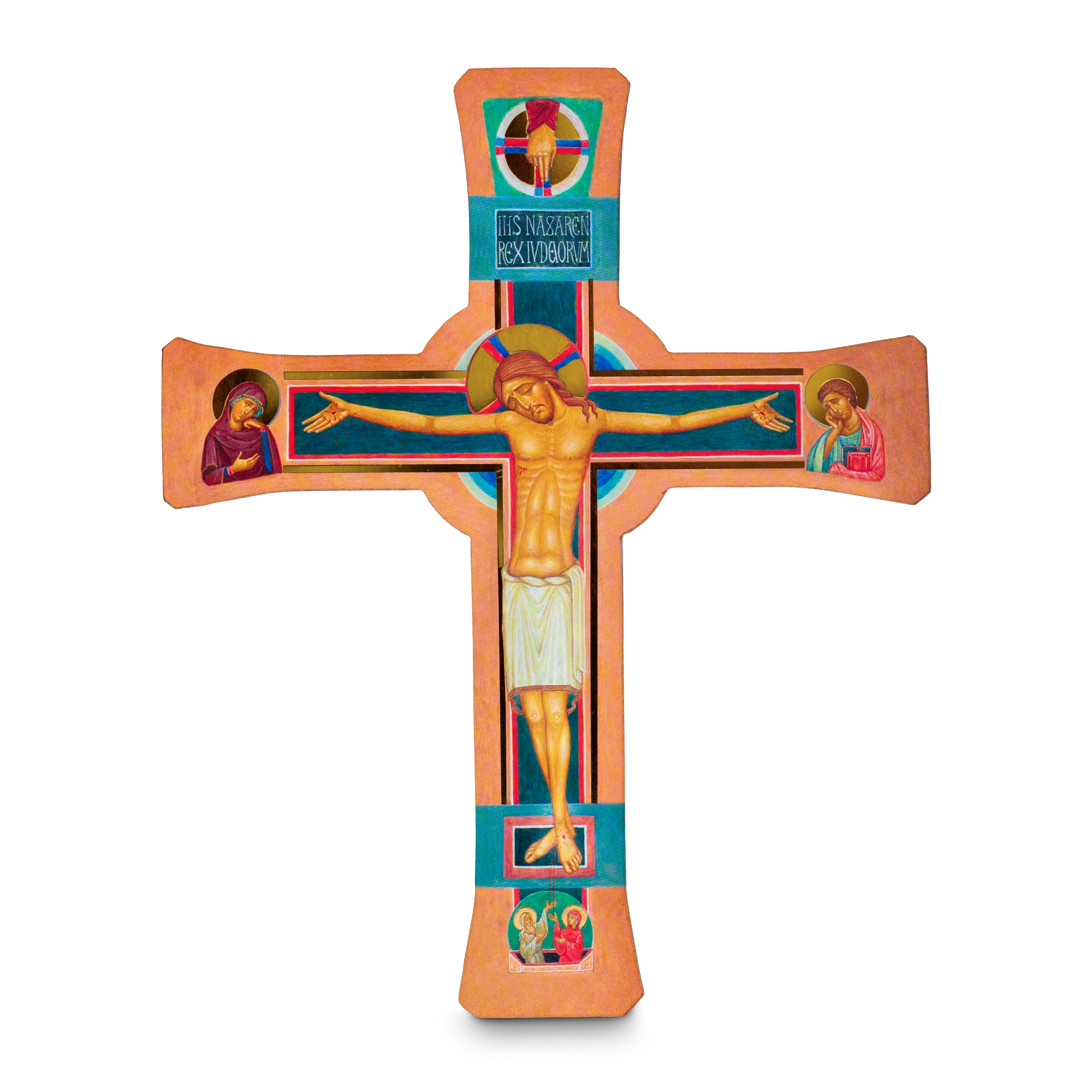 Replika Krzyża Paschalnego Pasyjnego - krzyż na ścianę