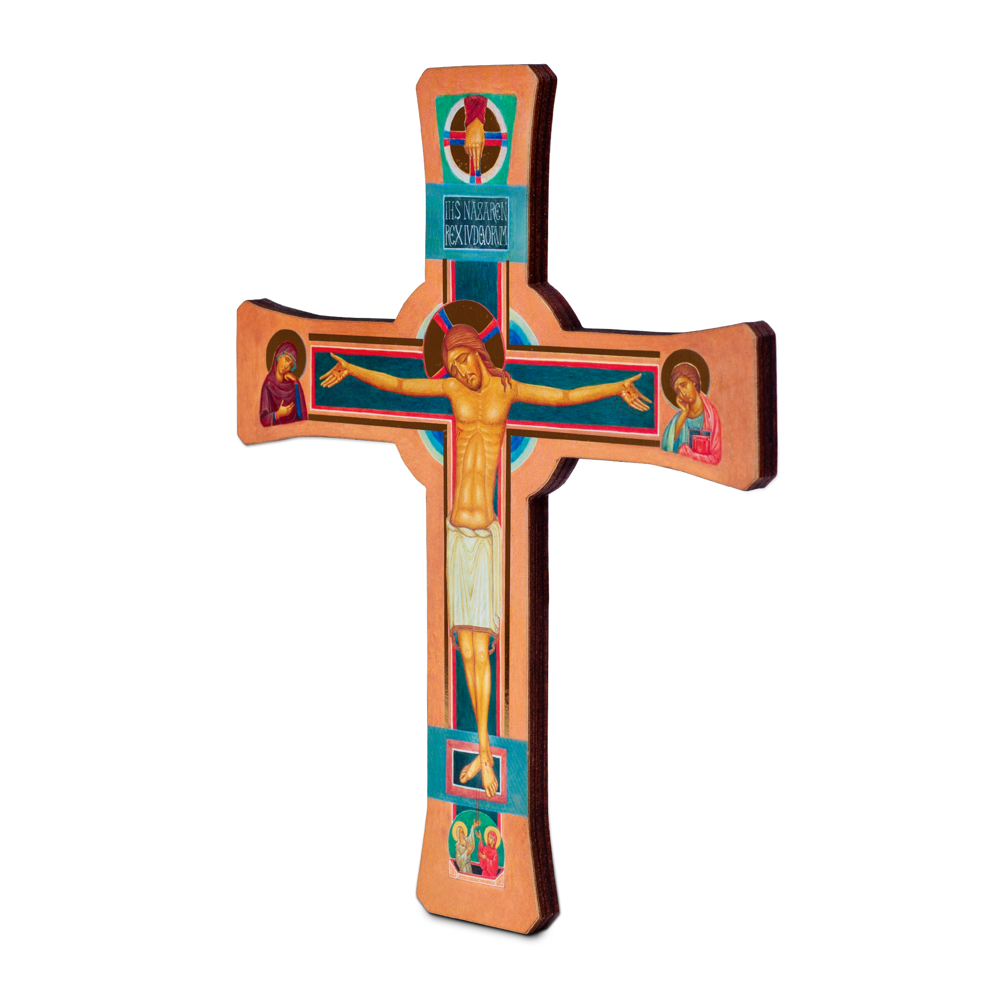 Replika Krzyża Paschalnego Pasyjnego - krzyż na ścianę - obrazek 2