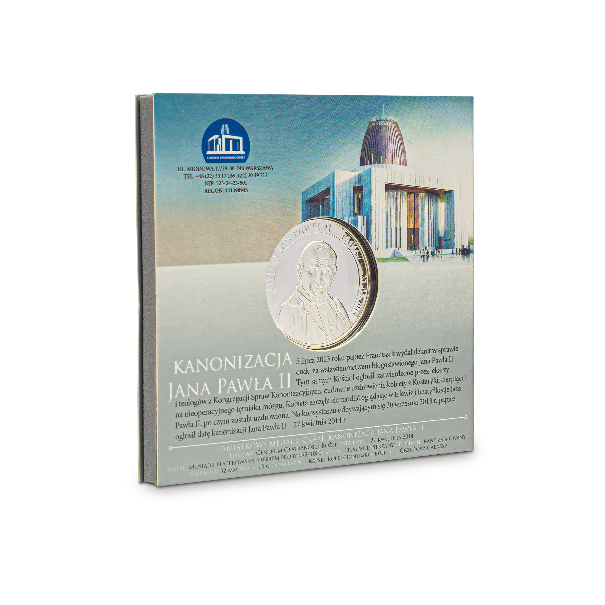Srebrny medal - św. Jan Paweł II (w okładce) - obrazek 5