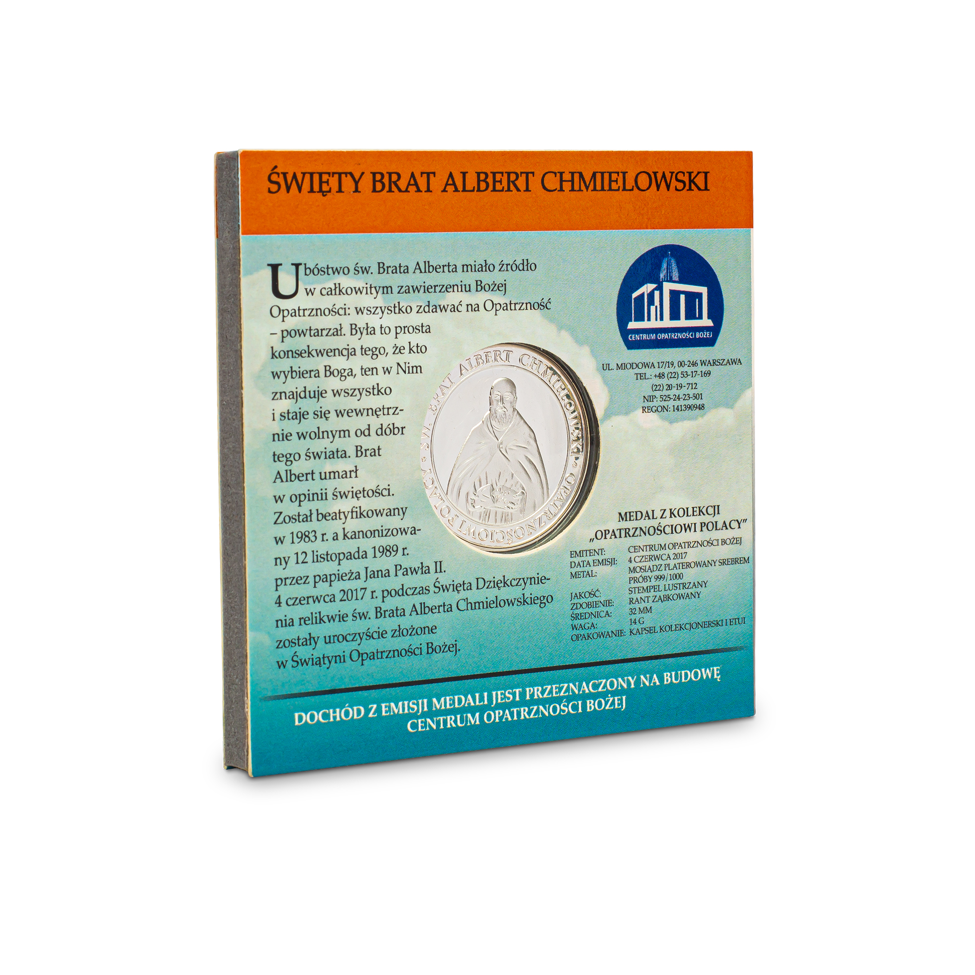Srebrny medal w okładce - Brat Albert Chmielowski - obrazek 5