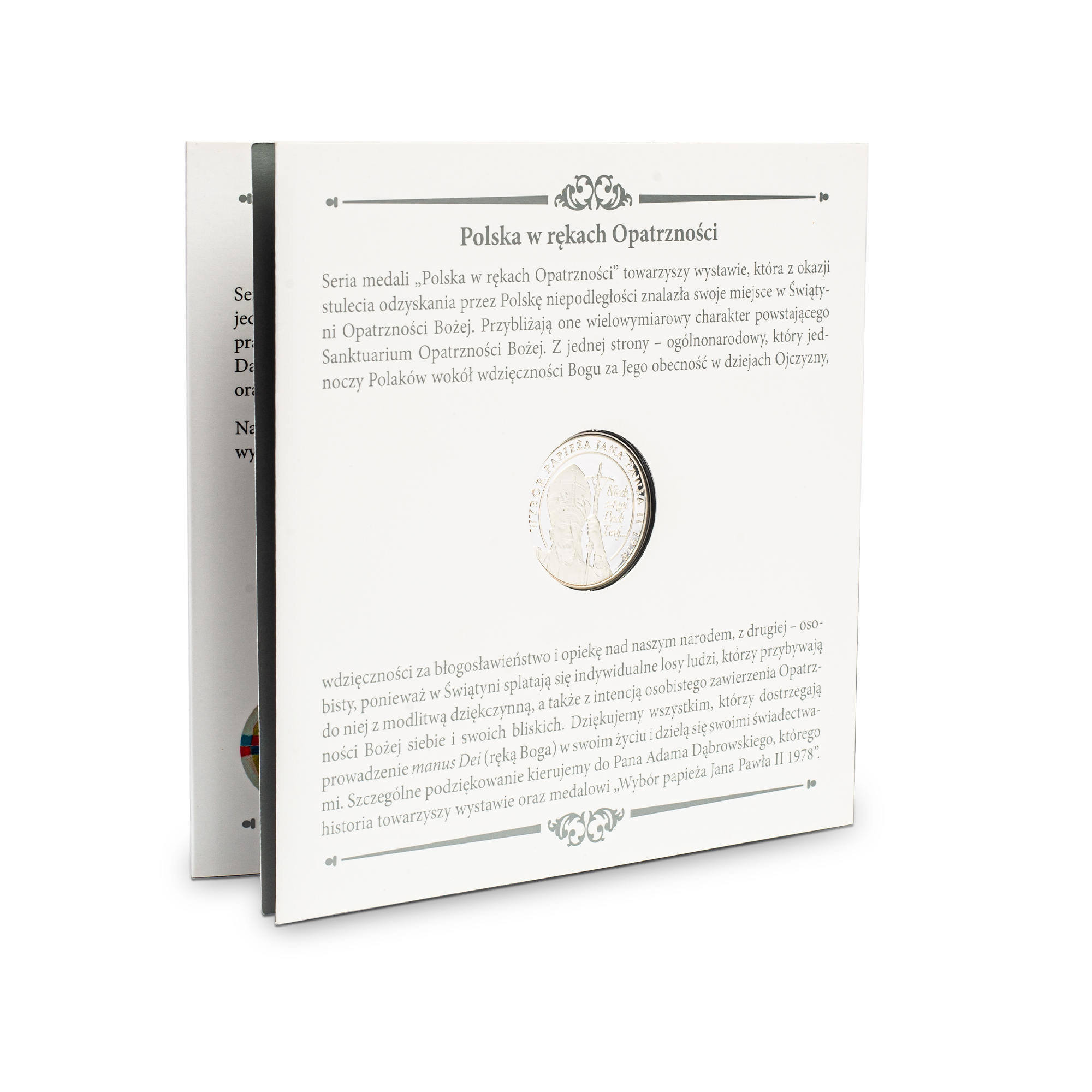 Srebrny medal "Wybór Papieża Jana Pawła II 1978" - obrazek 5