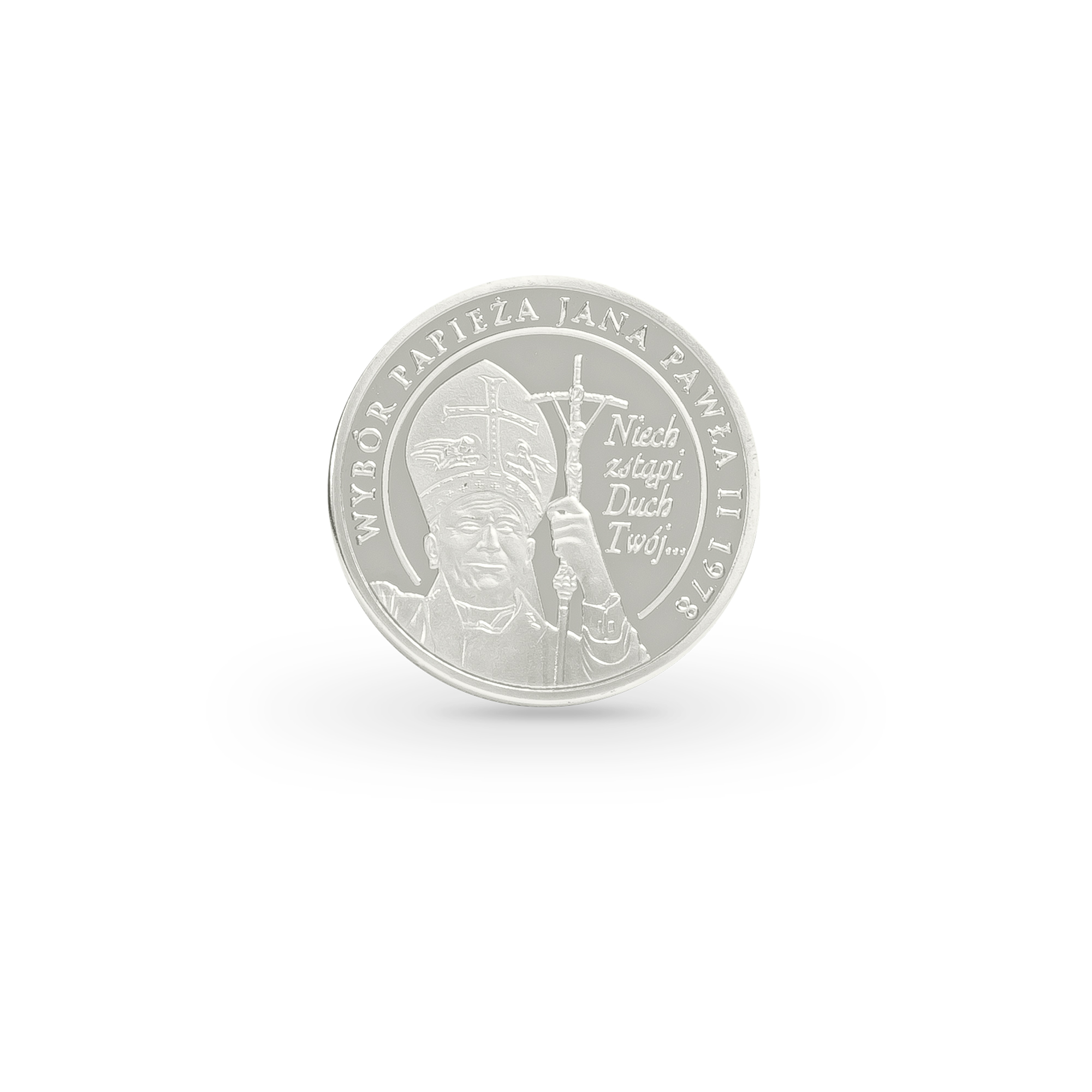 Srebrny medal "Wybór Papieża Jana Pawła II 1978" - obrazek 2