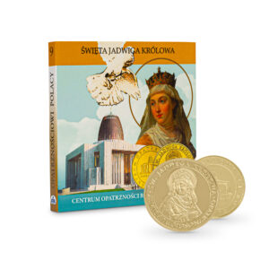 Złoty medal św. Jadwiga Królowa - kolekcja „Opatrznościowi Polacy”