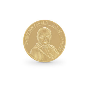 Złoty medal - św. Jan Paweł II (w okładce)