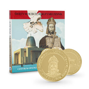 Złoty medal w okładce - św. Wojciech biskup męczennik