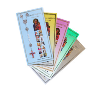 Komplet 5 dziesiątek „Różańca świętych – nie jesteś sam”.