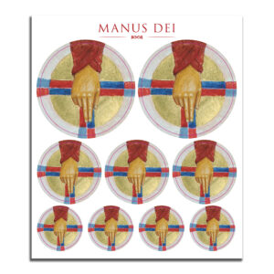Zestaw naklejek "Manus Dei" ze Świątyni Opatrzności Bożej